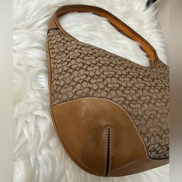 Vintage Coach 6617 Ergo Mini Signature C Shoulder Hobo Bag - Picture 4 of 11